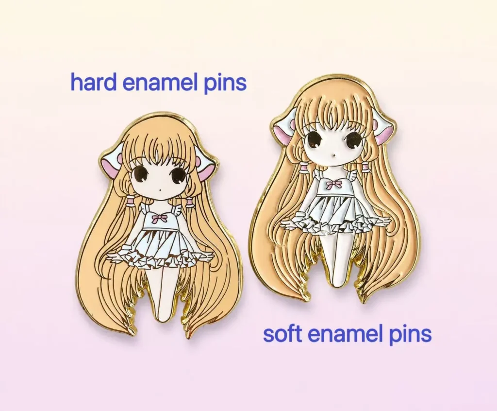 hard enamel vs soft enamel pin
