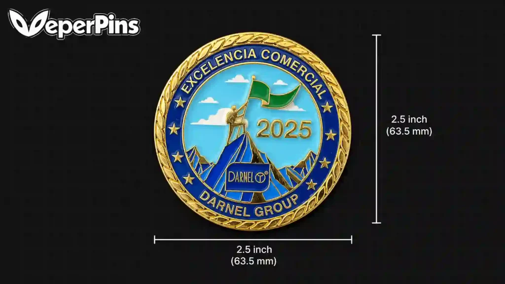 2.5inch challenge coins