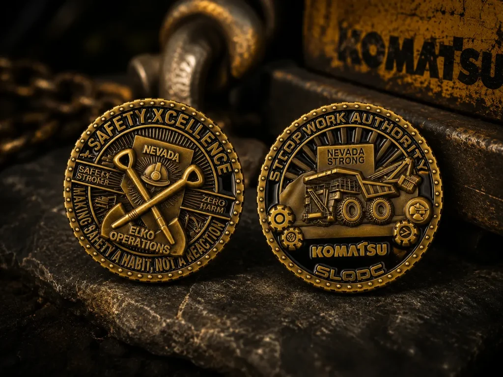 Corporate Challenge Coins from veperpins