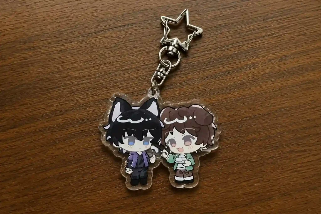 Two characters keychains