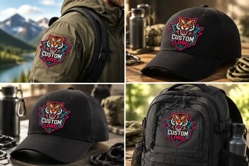 custom logo embroidered patches
