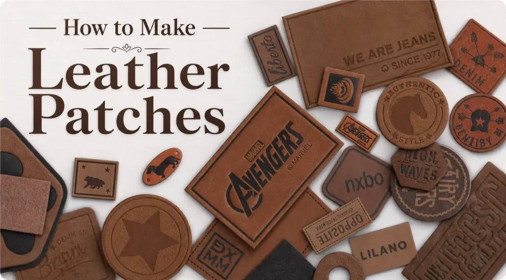 how to make leather patch
