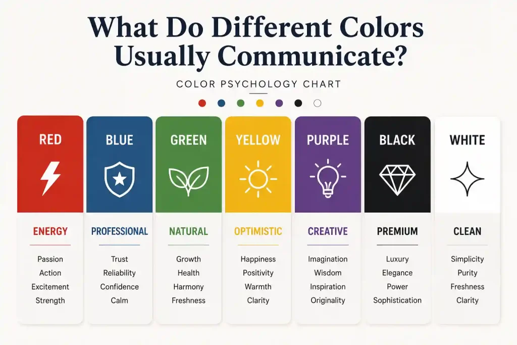 Light and dark color shade examples showing how tone changes brand perception