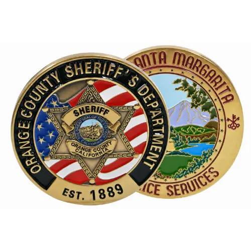 Rancho Santa Margarita sheriff challenge coin thumbnail