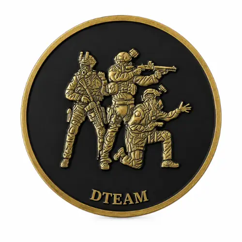 SWAT unit challenge coin with team name and call sign thumbnail