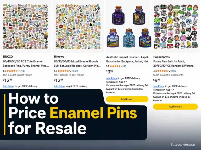 how to price enamel pins for resales