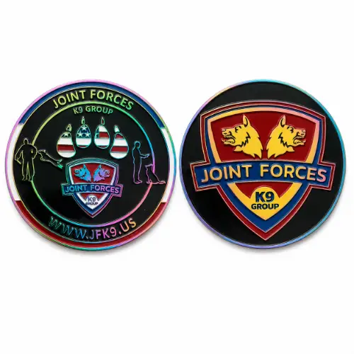 Law enforcement K9 challenge coins thumbnail